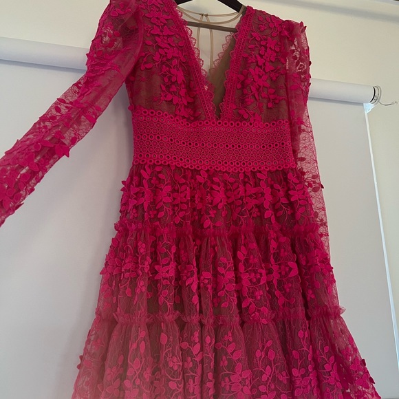 Bronx and Banco Megan Fuchsia Mini Dress - Picture 4 of 6